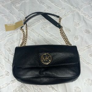 Michael Kors Small  pebbled leather, adjustable strap Crossbody Bag